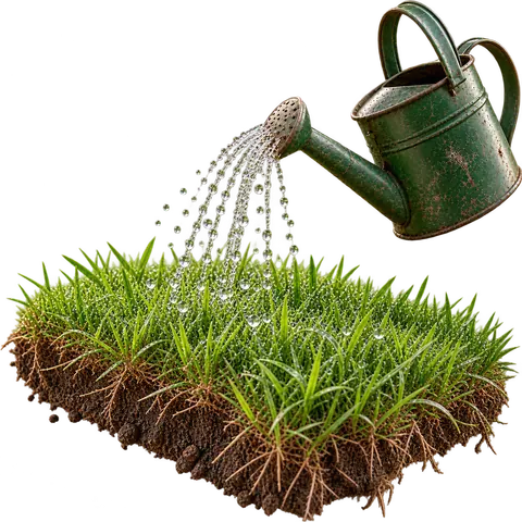 Lawn aftercare guidance and watering support